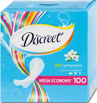 Прокладки щоденні Discreet Deo Spring Breeze 100шт