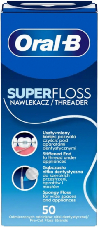Зубна нитка Oral-B Супер Флосс 50м