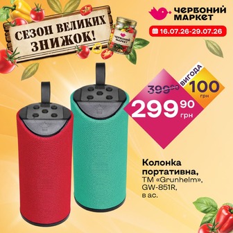 Колонка портативна, ТМ «Grunhelm», GW