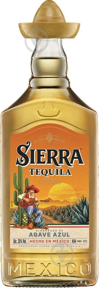Текіла Sierra Reposado 1 л 35%