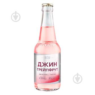 Слабоалкогольний напій Оболонь Джин Грейпфрут 0,33 л