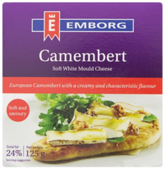 Emborg сир Камамбер 125г 50%