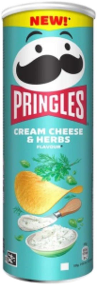 Чіпси Pringles Крем-сир і трави 165 г