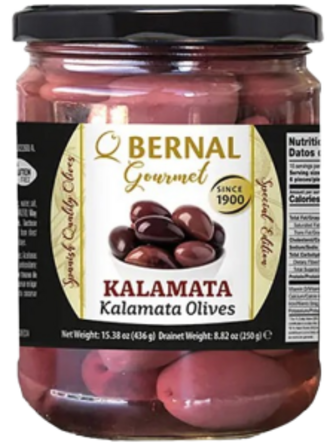 Оливки Bernal Gourmet Kalamata 436 г