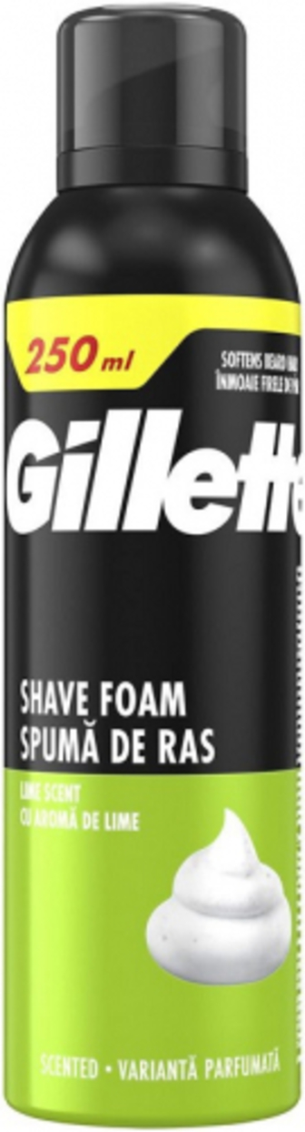 Піна Gillette Original для гоління аромат лайма 250мл