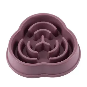 WahoPet slow feeder миска-лабіринт для котів 250 мл - коричневий