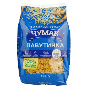 Макаронні вироби Чумак Павутинка 400 г (654306)