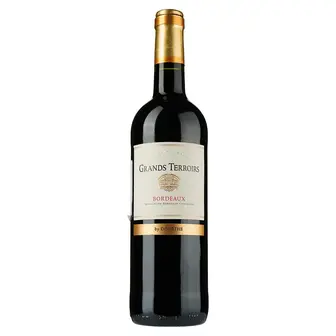 Вино Dourthe Grands Terroirs Bordeaux Rouge, червоне, сухе, 0,75 л