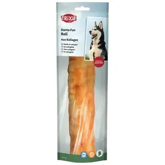Ласощі для собак Trixie Denta Fun Roll 20 см 165 г - курка