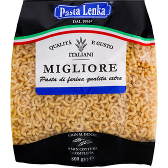 Макаронні вироби Pasta Lenka Ріжка Соломка 800 г