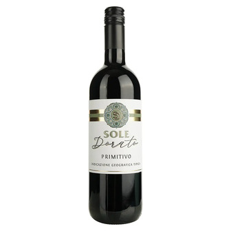 Вино Sole Dorato Primitivo IGP червоне сухе 0.75 л