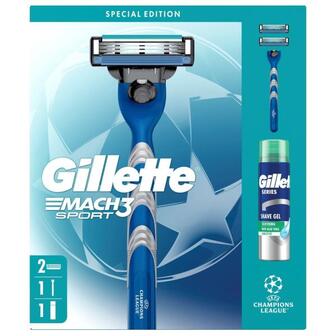 Набір подар. Gillette(система д/ гоління Sport+гель д/гоління Gillette 200мл)