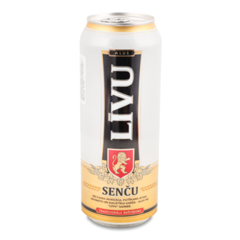 Пиво Sencu світле 5% 0,5л ж/б Livu