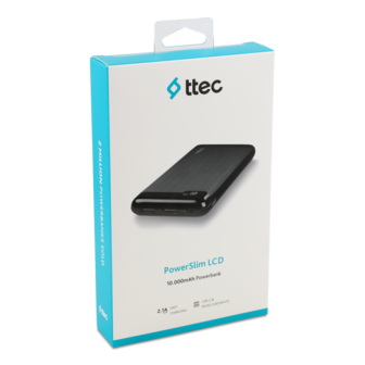 Пристрій зарядний портативний 2USB ЛЕД індикатор 10000mAh 2BB183S BMG House