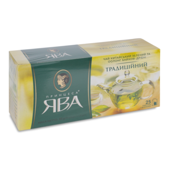 Чай Традиційний зелений та оолонг 25*1,8г Принцеса Ява