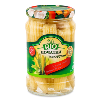 Початки кукурудзи мариновані 220г твіст/б Rio