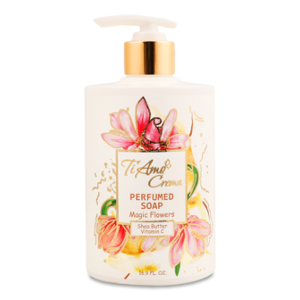 Крем-мило рідке Magic Flowers парфумоване 500мл з дозатором Ti Amo Crema