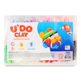 Набір д/творчості U’do Clay 36*6г Strateg