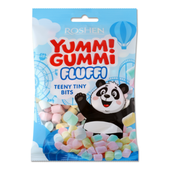 Цукерки маршмелоу Yummi Gummi Fluffi Teeny Tiny Bits 65г Roshen