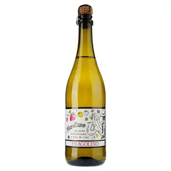 Вино ігристе Sarsitano Fragolino Bianco, біле, солодке, 0,75 л