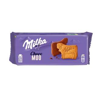 Печиво 120 г Milka Choco Cow вкрите молочним шоколадом м/уп 