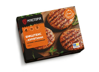 Біфштекс М'ясторія з курятини 320 г (4820225461730)