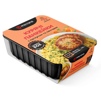 Курячі панкейки М'ясторія з кускусом та овочами 350 г (4820225462386)