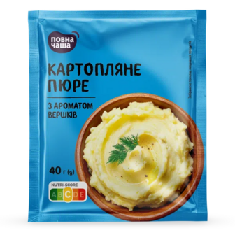 Пюре «Повна Чаша»® картопляне з ароматом вершків (40г)