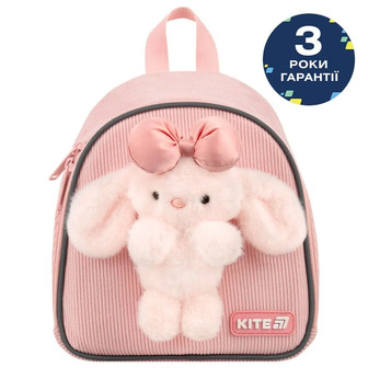 Рюкзак дошкільний Kite Kids K26-538XXS Pink Bunny Рожевий 22x20x9 см 3.25 л (4063276270610)