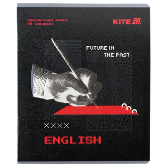 Зошит предметний Kite Techno K25-240-8 Англійська мова лінія 48 аркушів (4063276317858)