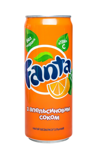 Напій Fanta Апельсин 0,33л з/б