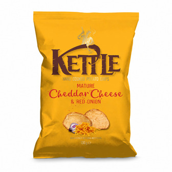 Чипси картопляні сир та циб. Kettle 130г