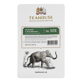 Чай Teahouse №101 зелен.з жасм. 100г м/у