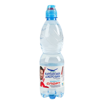 Вода н/газ.Карп.Джерельна Спорт 0,5л ПЕТ