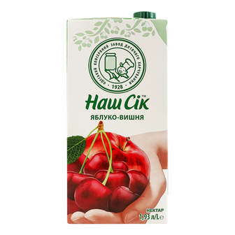 Нектар Наш сік яблуко,виш. 1,93л т/п