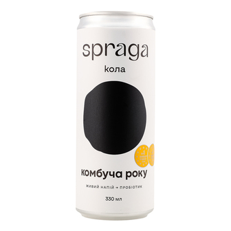 Напій с/г SPRAGA комбуча кола 0,33л з/б