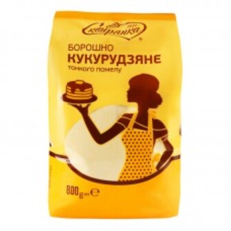 БОРОШНО КУКУРУДЗЯНЕ 800Г СКВИРЯНКА