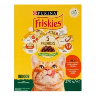 КОРМ Д/КОТІВ СУХ ІНДОР З КУРКОЮ 270Г FRISKIES