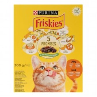 КОРМ Д/КОТІВ СУХ КУРКА/ОВОЧІ 300Г FRISKIES
