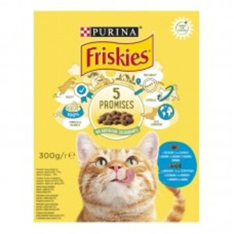 КОРМ Д/КОТІВ СУХ ЛОСОСЬ/ОВОЧІ 300Г FRISKIES