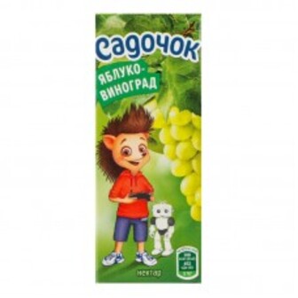 Нектар Яблуко/Виноград 0.2Л Садочок