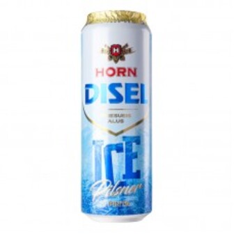 ПИВО СВІТЛЕ ICE PILS 4.7% Ж/Б 0,56Л HORN DISEL