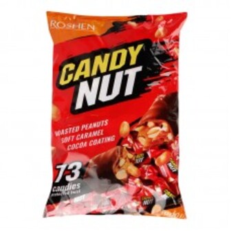 ЦУКЕРКИ CANDY NUT М'ЯКА КАРАМЕЛЬ/АРАХІС 1КГ РОШЕН