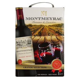 Вино Montmeyrac red dry, червоне, сухе, 3 л
