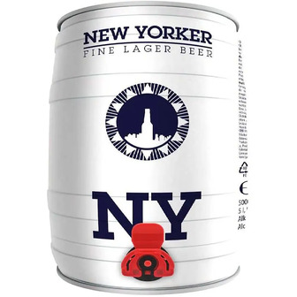Пиво New Yorker світле 4.5% 5 л