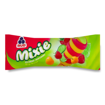 Морозиво Rud MIXIE Черешня-лайм-малина (75г)