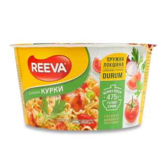 Локшина зі смаком курки ТМ Reeva, 75г