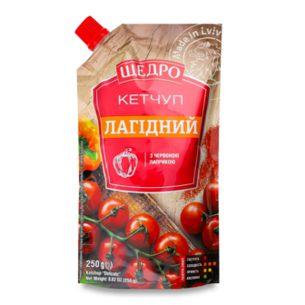 Кетчуп "Лагідний" ТМ Щедро, 250г