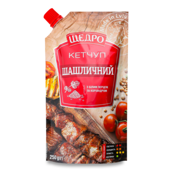 Кетчуп "Шашличний" ТМ Щедро, 250г