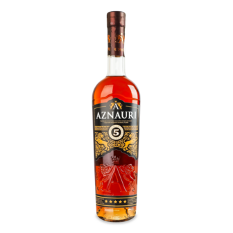 Бренді "Азнаурі" V.V.S.O.P. 5 р 40% 0,5л /Азнаурі/